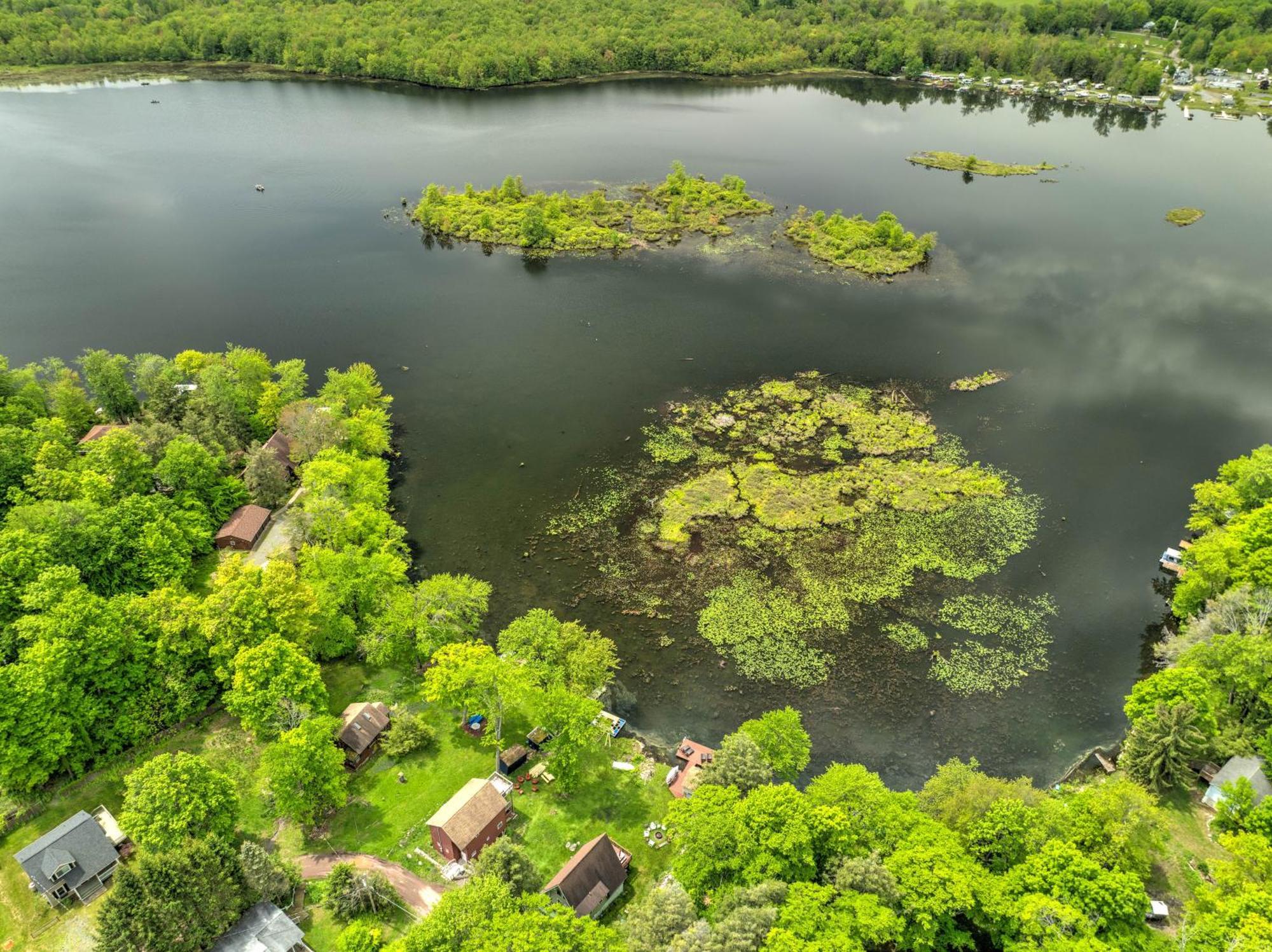 Lakefront A-Frame, Dock, Kayaks, Fire Place Lake Ariel Εξωτερικό φωτογραφία